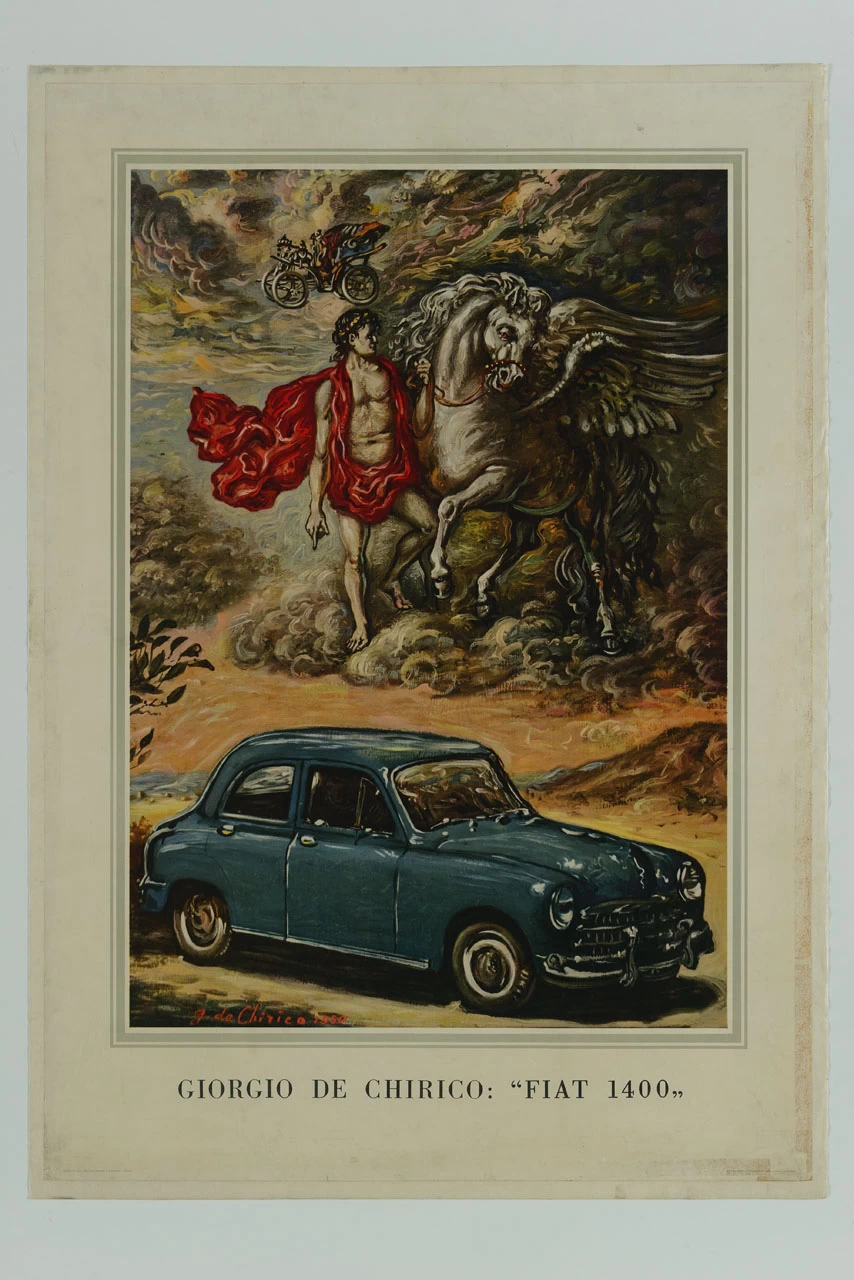 Giorgio De Chirico - Fiat 1400, Raccolta Nando Salce, Treviso